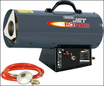 DRAPER Jet Force Propane Space Heater (40,000 BTU/12 kW) - Pack Qty 1 - Code: 81033